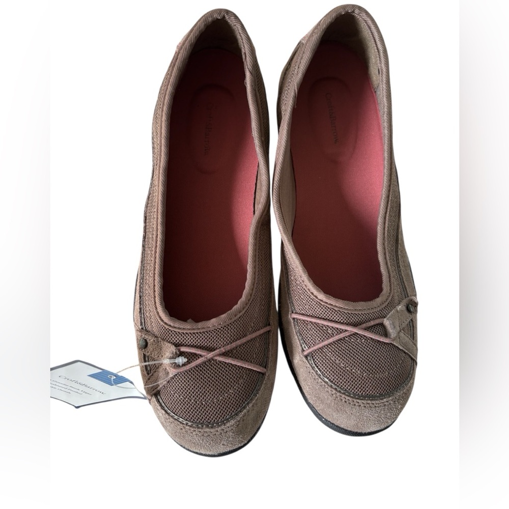 Croft & Barrow Tan Flats Moccasin-Inspired Design